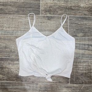 Cream tank/crop top